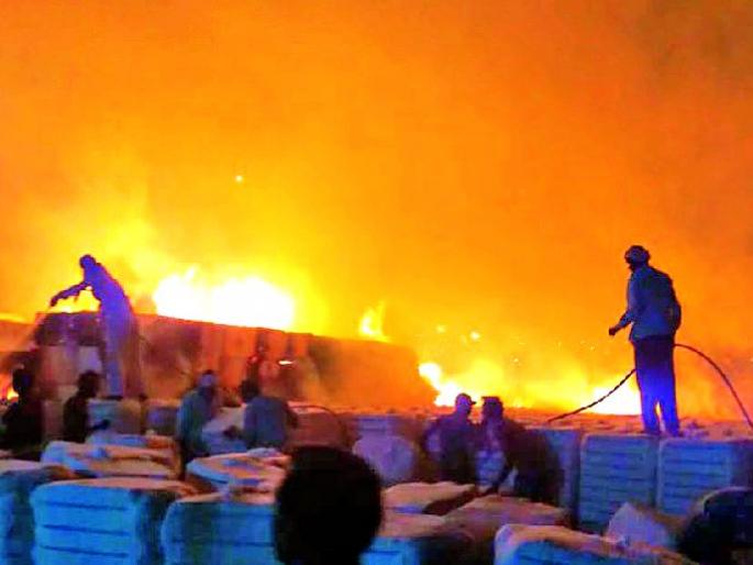 Junking Fire in Lake Flora | तलावफैलात जिनिंगला आग