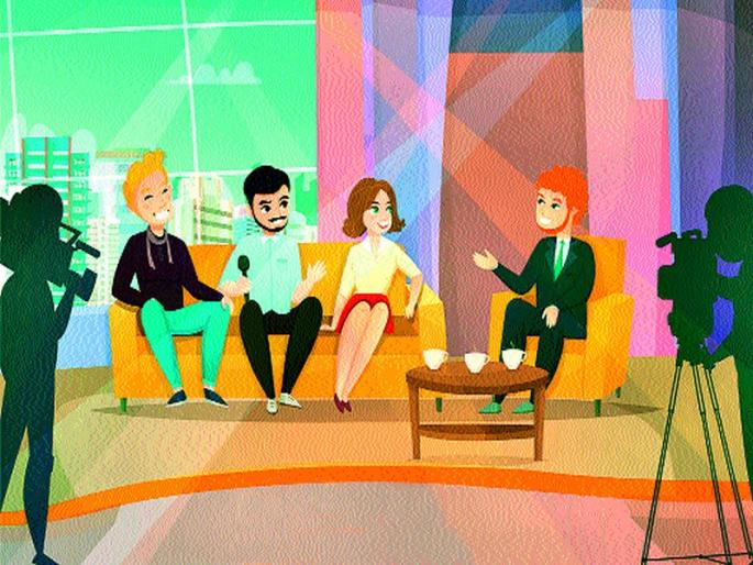 Talk shows on political issues in the media, provoking discussion | माध्यमांतील राजकीय विषयावरील टॉक शोज, चर्चा चिथावणी देणारे Talk shows on political issues in the media, provoking discussion | माध्यमांतील राजकीय विषयावरील टॉक शोज, चर्चा चिथावणी देणारे