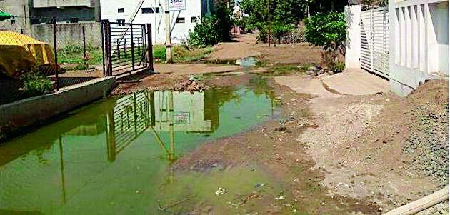 House toilets in Savani Malawar Colony | सावळीच्या मलवार कॉलनीत घरोघरी शौचालयाचे पाणी
