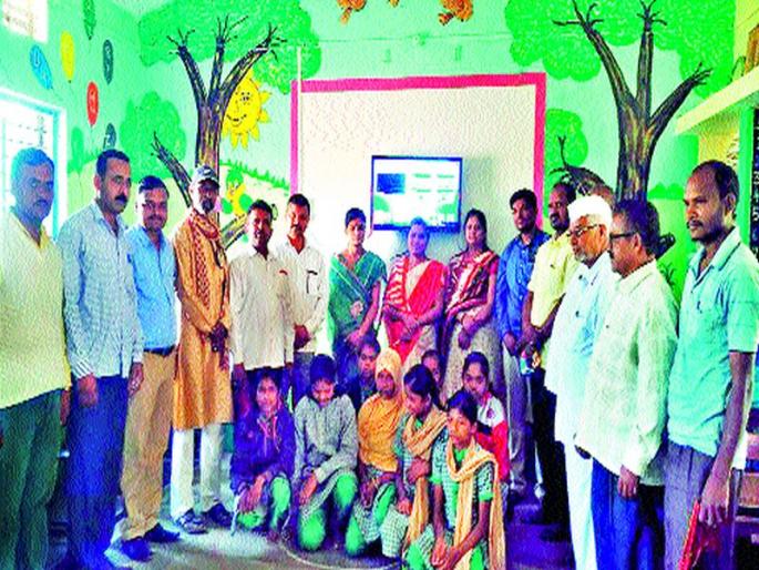 Insulus became the District Council for digital schools | अंदरसूलला जिल्हा परिषद शाळा बनल्या डिजिटल