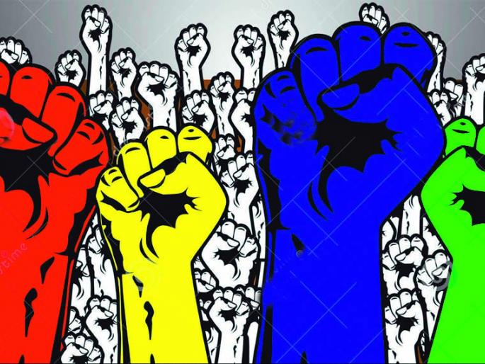 In the Mumbai Morcha, the pilots of Kolhapur district attacked | मुंबई मोर्चात कोल्हापूर जिल्ह्यातील पानपट्टीचालकांची धडक