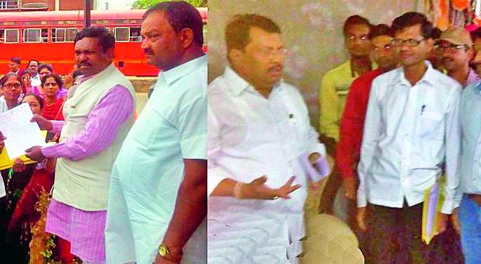 Coordination of Contract Workers' Representatives | कंत्राटी कर्मचाऱ्यांचा लोकप्रतिनिधींना घेराव Coordination of Contract Workers' Representatives | कंत्राटी कर्मचाऱ्यांचा लोकप्रतिनिधींना घेराव