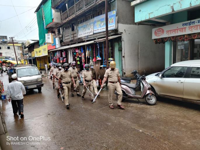 Demonstration of riot control plan in Ghoti | घोटीत दंगा काबू योजना प्रात्यक्षिके Demonstration of riot control plan in Ghoti | घोटीत दंगा काबू योजना प्रात्यक्षिके