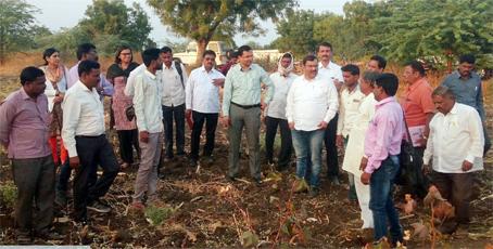 'On the Spot' inspection by the District Collector | जिल्हाधिकाऱ्यांकडून ‘आॅन दी स्पॉट’ पाहणी