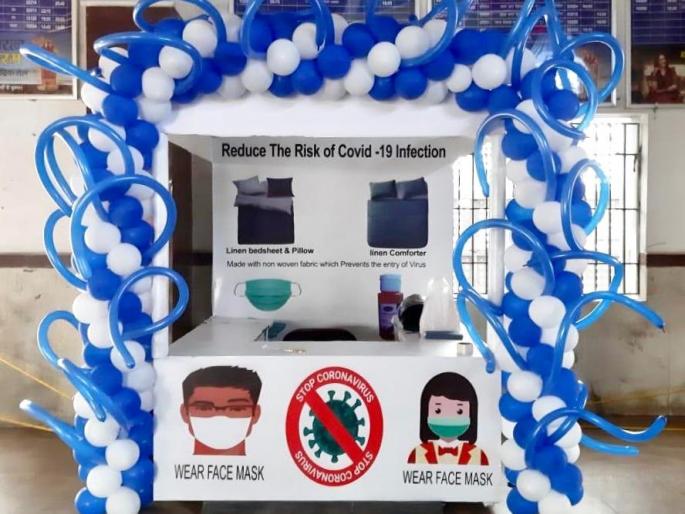 Sales of Corona war materials begin on Central Railway | मध्य रेल्वे मार्गावर कोरोना युद्ध सामुग्री विक्रीस सुरुवात Sales of Corona war materials begin on Central Railway | मध्य रेल्वे मार्गावर कोरोना युद्ध सामुग्री विक्रीस सुरुवात