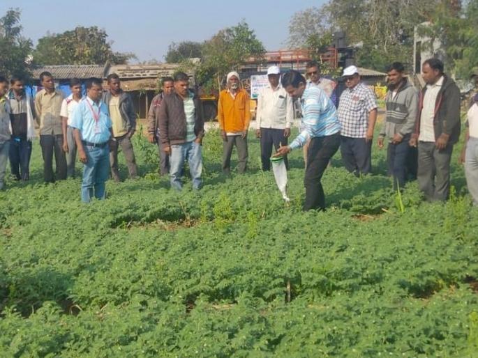 A program for agricultural day in Shivpur | शिवपूर येथे शेती दिनानिमित्त कार्यक्रम A program for agricultural day in Shivpur | शिवपूर येथे शेती दिनानिमित्त कार्यक्रम