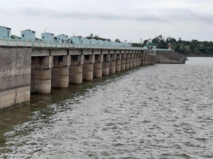 1% water reservoir in milling dam | गिरणा धरणात ५४ टक्के पाणी साठा 1% water reservoir in milling dam | गिरणा धरणात ५४ टक्के पाणी साठा