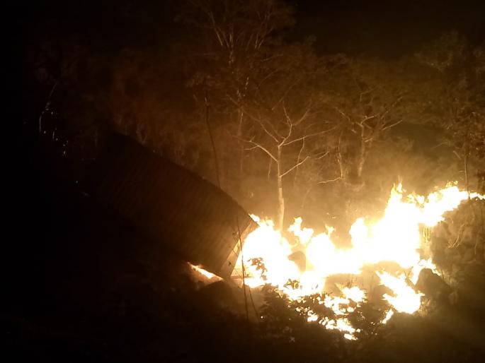 Fire in Ghorwad Ghat | घोरवड घाटात आग Fire in Ghorwad Ghat | घोरवड घाटात आग