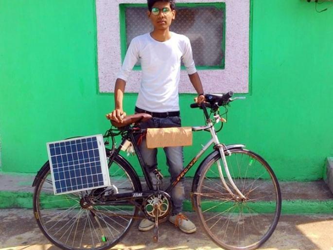 Gondia's Prajaval solar cycle will run in Ambazari Garden of Nagpur | गोंदियाच्या प्रज्वलची सौर सायकल धावणार नागपूरच्या अंबाझरी गार्डनमध्ये Gondia's Prajaval solar cycle will run in Ambazari Garden of Nagpur | गोंदियाच्या प्रज्वलची सौर सायकल धावणार नागपूरच्या अंबाझरी गार्डनमध्ये