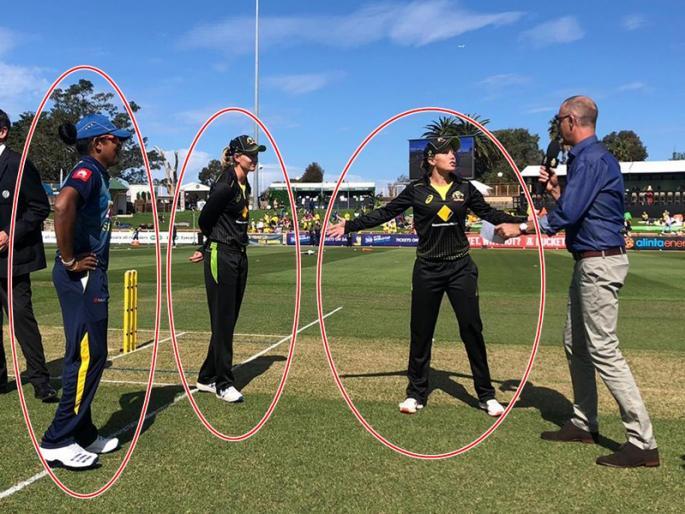 Three captains came in for a toss | तुम्ही कधी असं पाहिलंय का? एका टॉससाठी आले चक्क तीन कर्णधार