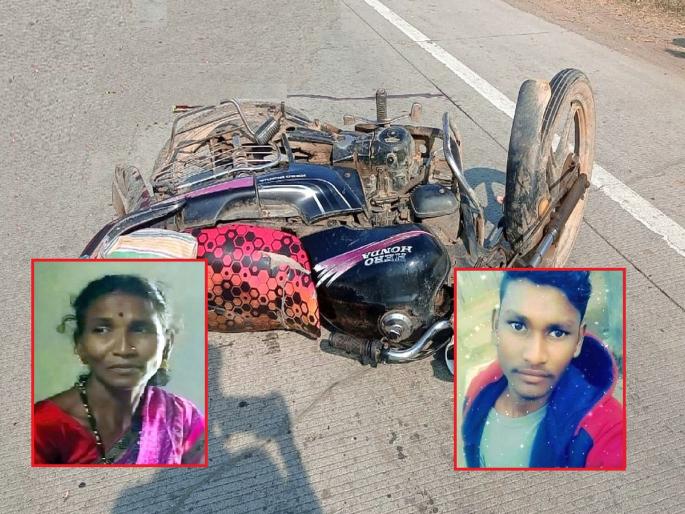 Accident on Nagpur-Jabalpur highway, mother and child were crushed by truck as the bike hit the road | दुचाकीवरून राेडवर काेसळताच आईसह मुलाला ट्रकने चिरडले; नागपूर-जबलपूर महामार्गावरील घटना Accident on Nagpur-Jabalpur highway, mother and child were crushed by truck as the bike hit the road | दुचाकीवरून राेडवर काेसळताच आईसह मुलाला ट्रकने चिरडले; नागपूर-जबलपूर महामार्गावरील घटना