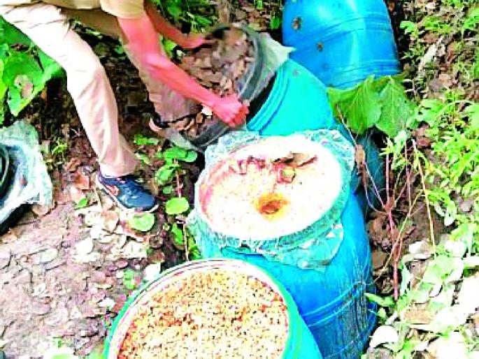 Liquor confiscated of Two and a half lakh rupees | अडीच लाखांचा सडवा जप्त