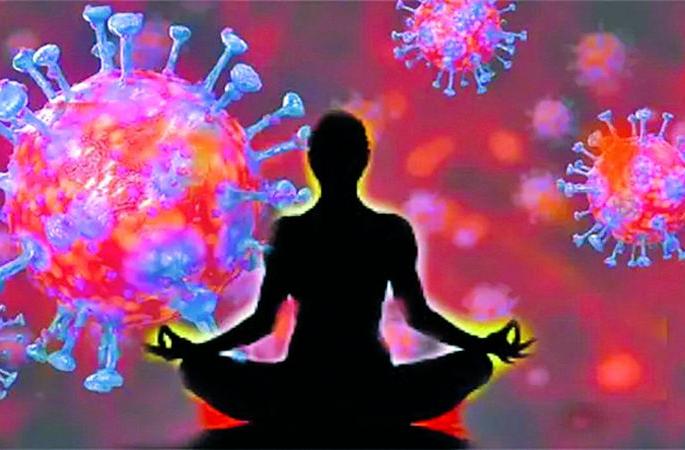 The amount of pranayama on the corona is important | कोरोनावर ‘प्राणायाम’ची मात्रा महत्वपूर्ण The amount of pranayama on the corona is important | कोरोनावर ‘प्राणायाम’ची मात्रा महत्वपूर्ण