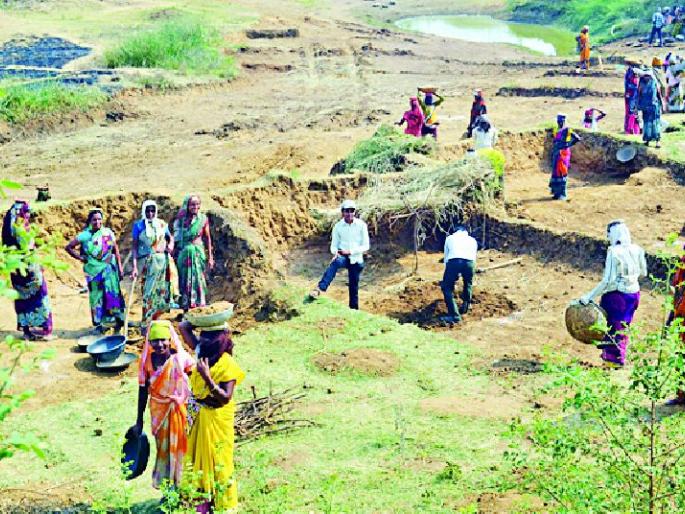 In the district only 697 laborers work | जिल्ह्यात ६९७ मजुरांनाच काम In the district only 697 laborers work | जिल्ह्यात ६९७ मजुरांनाच काम