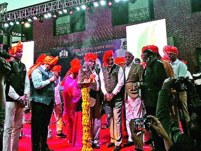 Launch of India Grape Harvest and Wine Festival Festival at Mohadi | मोहाडी येथे इंडिया ग्रेप हारवेस्ट व वाइन फेस्टिव्हलचा फेस्टिव्हलचा शुभारंभ