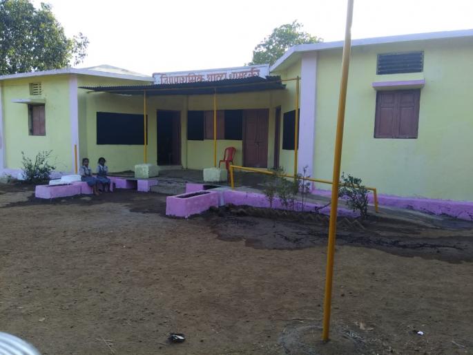 Transfiguration school | धामडकी शाळेचा कायालपालट Transfiguration school | धामडकी शाळेचा कायालपालट