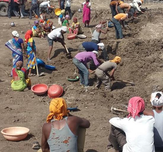 Thirteen thousand labours for 714 works of EGS in Jalna district | जालना जिल्ह्यात रोहयोच्या ७१४ कामांवर तेरा हजार मजूर Thirteen thousand labours for 714 works of EGS in Jalna district | जालना जिल्ह्यात रोहयोच्या ७१४ कामांवर तेरा हजार मजूर