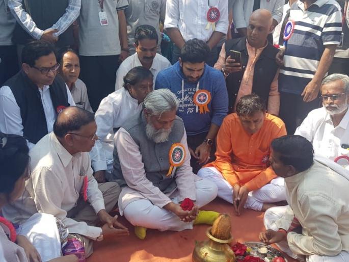 Wari Godavari reached Kopargaon! | ‘वारी गोदावरी’ पोहोचली कोपरगावपर्यंत !