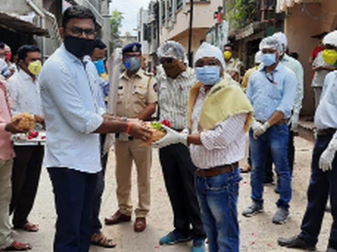 Eventually the Maliwada area became corona-free | अखेर माळीवाडा परिसर झाला कोरोनामुक्त Eventually the Maliwada area became corona-free | अखेर माळीवाडा परिसर झाला कोरोनामुक्त