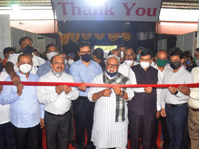 Equipped Covid Center with 350 beds | ३५० खाटांचे सुसज्ज कोविड सेंटर Equipped Covid Center with 350 beds | ३५० खाटांचे सुसज्ज कोविड सेंटर