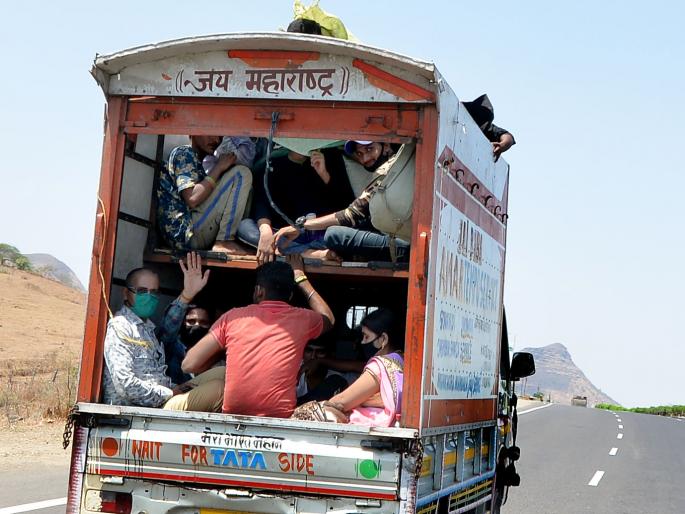 'Jai Maharashtra' by foreigners at risk | धोका पत्करून परप्रांतीयांचा ‘जय महाराष्ट्र’ 'Jai Maharashtra' by foreigners at risk | धोका पत्करून परप्रांतीयांचा ‘जय महाराष्ट्र’