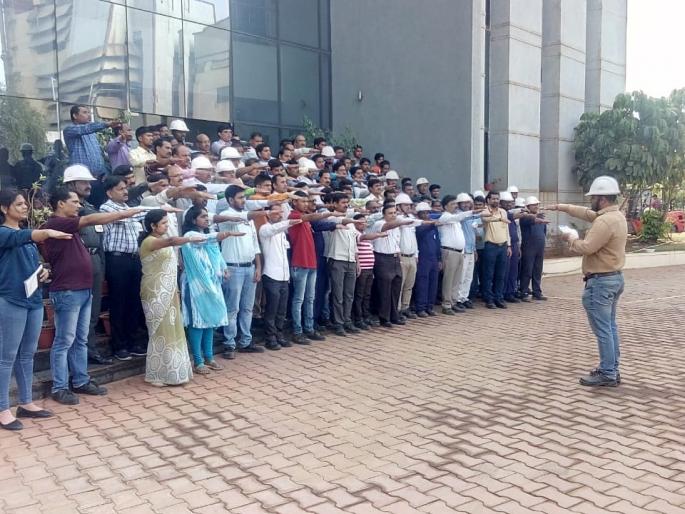 Celebrate the National Safety Week in Polygenta | पॉलिजेंटामध्ये राष्टÑीय सुरक्षा सप्ताह साजरा