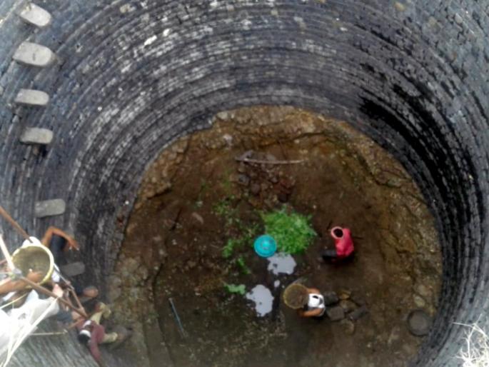 Parbhani: dry wells of Chudawa village | परभणी : चुडावा गावच्या विहिरी कोरड्याठाक
