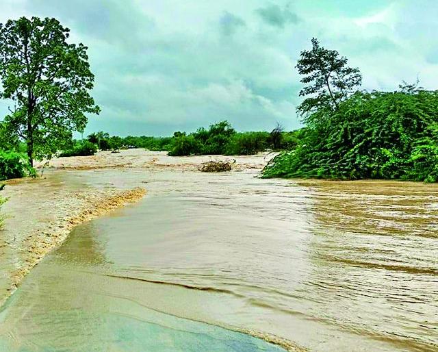 There was heavy rain in the Wani subdivision | वणी उपविभागात मुसळधार पावसाने हाहाकार There was heavy rain in the Wani subdivision | वणी उपविभागात मुसळधार पावसाने हाहाकार