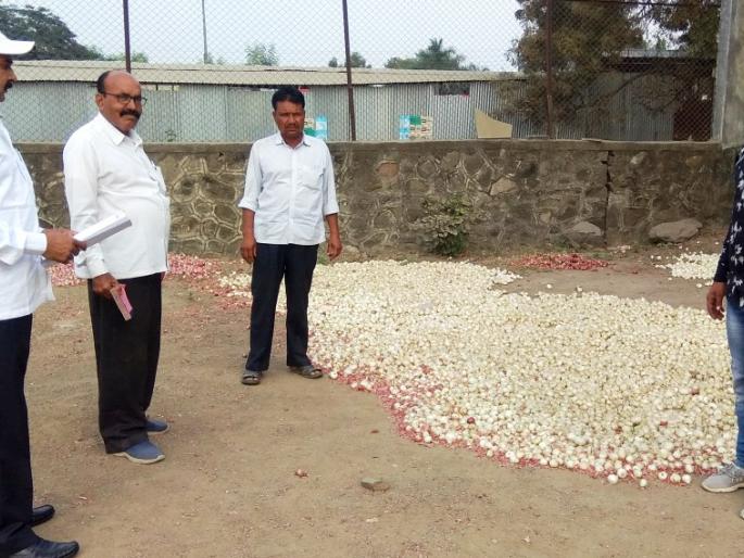 Inspection of onion barber shops in coming | येवल्यात कांदा आडत्यांच्या दुकानांची तपासणी