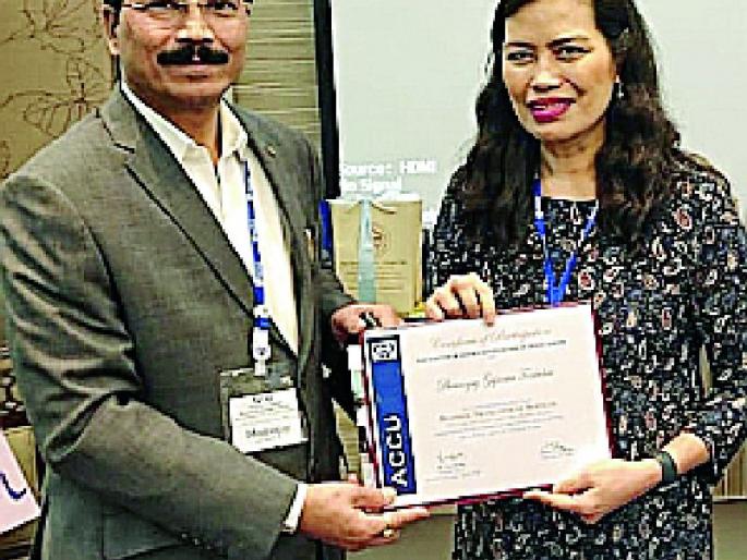 Dhananjay Tambekar's international training value | धनंजय तांबेकर यांना आंतरराष्ट्रीय प्रशिक्षणाचा मान Dhananjay Tambekar's international training value | धनंजय तांबेकर यांना आंतरराष्ट्रीय प्रशिक्षणाचा मान