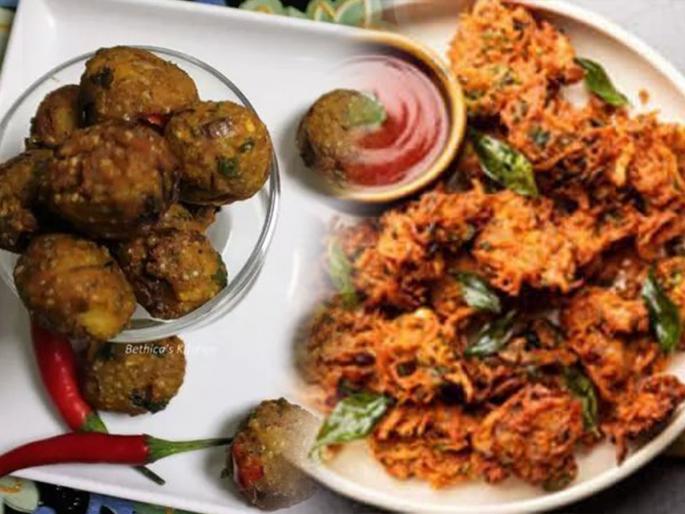 Potato Bhaji in Millet Flour! Always eat gram flour, take this nutritious option | बाजरीच्या पिठातली बटाटा भजी!  बेसन पिठाची तर नेहमीच खाता, हा घ्या पौष्टिक पर्याय