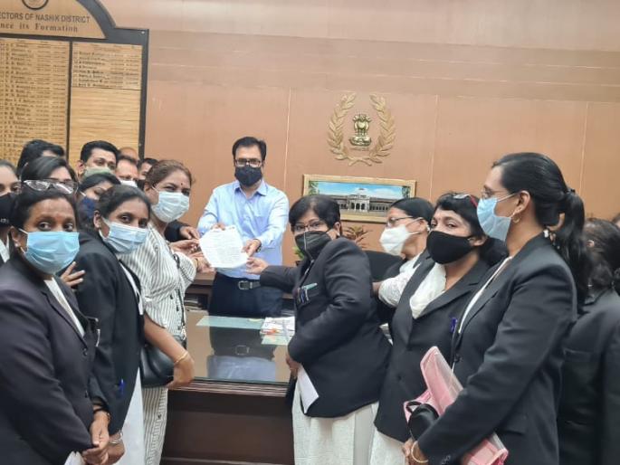 Insult to a woman lawyer in Nashik Talathi office | नाशिक तलाठी कार्यालयात महिला वकिलास अपशब्द Insult to a woman lawyer in Nashik Talathi office | नाशिक तलाठी कार्यालयात महिला वकिलास अपशब्द