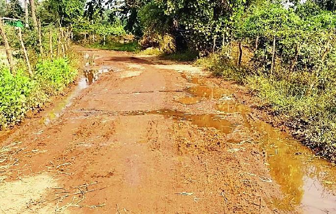Water flows through the streets in Vairagada | वैरागडात रस्त्यावरून वाहते पाणी Water flows through the streets in Vairagada | वैरागडात रस्त्यावरून वाहते पाणी