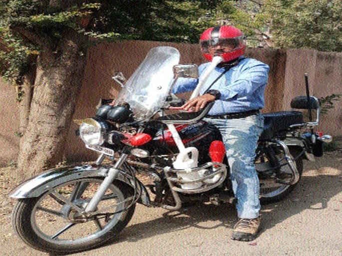 Formation of a made air filter for a clean air | शुद्ध हवेसाठी केली एअर फिल्टरची निर्मिती Formation of a made air filter for a clean air | शुद्ध हवेसाठी केली एअर फिल्टरची निर्मिती