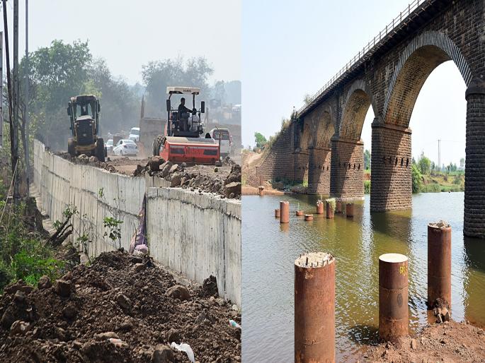 The height of the flood water will increase due to the filling of the earth by ten feet to the west of the Balinge bridge in Kolhapur | Kolhapur: पुराची पातळी वाढणार, पाणी नाकातोंडात जाणार; ठेकेदाराच्या मग्रुरीला ‘राष्ट्रीय महामार्ग’ची संमती 