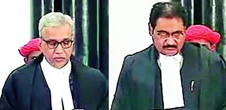 Newly appointed Additional Justice Pansare and Justice. More took the oath | नवनियुक्त अतिरिक्त न्यायमूर्ती पानसरे व न्या. मोरे यांनी घेतली शपथ Newly appointed Additional Justice Pansare and Justice. More took the oath | नवनियुक्त अतिरिक्त न्यायमूर्ती पानसरे व न्या. मोरे यांनी घेतली शपथ