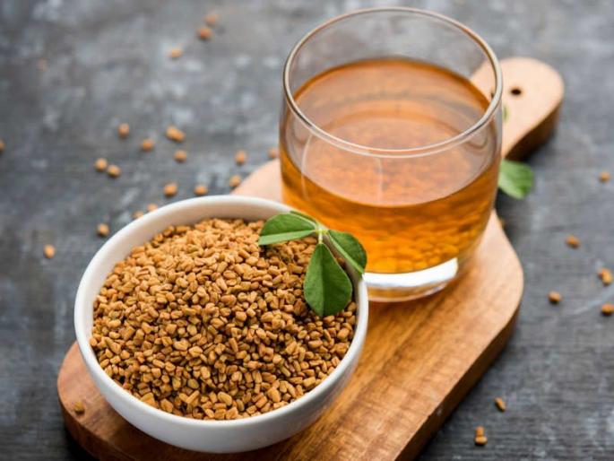 6 proven health benefits of drinking fenugreek or methi with hot water | मेथीच्या पाण्याने लगेच दूर होतील 'या' 6 गंभीर समस्या, झोपही येईल चांगली! 6 proven health benefits of drinking fenugreek or methi with hot water | मेथीच्या पाण्याने लगेच दूर होतील 'या' 6 गंभीर समस्या, झोपही येईल चांगली!