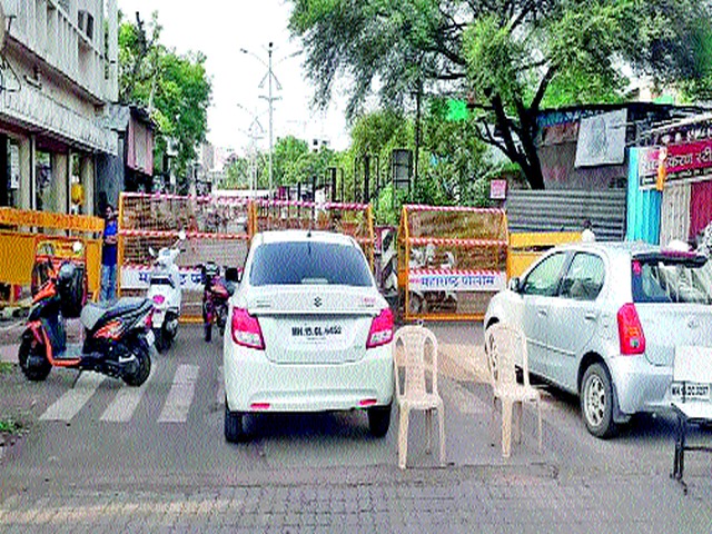 All share of dense population in old Nashik area is closed | जुने नाशिक भागातील दाट लोकवस्तीतील सर्वच वाटा बंद