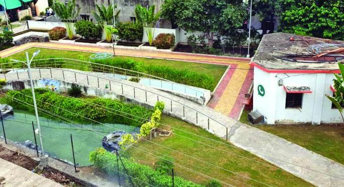 Eco Friendly Ganesh Ghat in Chhatrapati Park | छत्रपती उद्यानमध्ये ईको फ्रेंडली गणेश घाट Eco Friendly Ganesh Ghat in Chhatrapati Park | छत्रपती उद्यानमध्ये ईको फ्रेंडली गणेश घाट