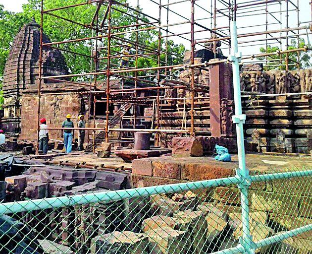Restoration of the temple of Markandeshwar | मार्कंडेश्वर मंदिराचा जीर्णोद्धार सुरू
