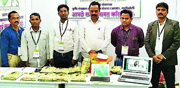 Organic rice is eaten in Mumbai's display | मुंबईच्या प्रदर्शनात सेंद्रिय तांदळाने खाल्ला भाव Organic rice is eaten in Mumbai's display | मुंबईच्या प्रदर्शनात सेंद्रिय तांदळाने खाल्ला भाव