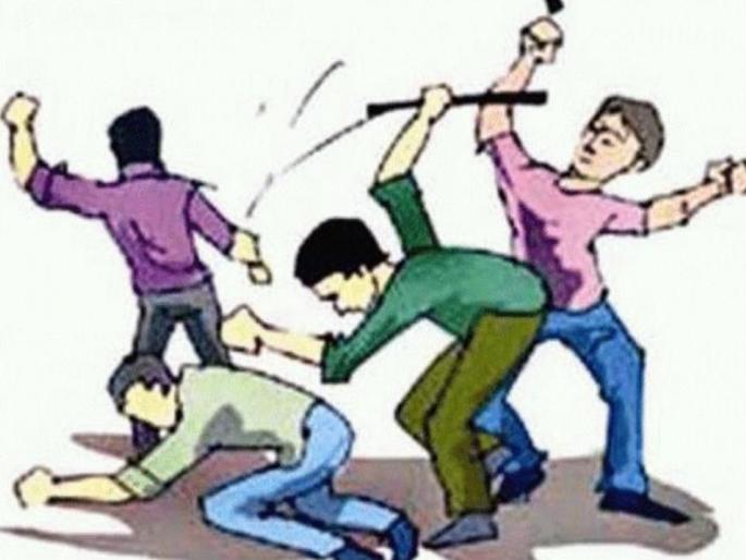 Garba beaten forbidden by Garba | गरबा करण्यास मनाई केल्याने मारहाण