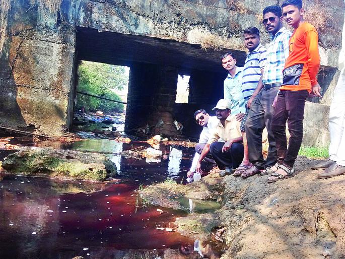 Wastewater waste in the Lote-Parshuram industrial colony reopens | लोटे-परशुराम औद्योगिक वसाहतीतील सांडपाणी पुन्हा उघड्यावर