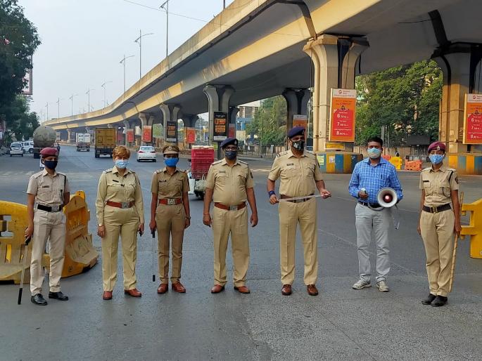 Spontaneous response to weekend lockdown in Thane on Sunday | विकेंड लॉकडाऊनला ठाण्यात रविवारीही उत्स्फुुर्त प्रतिसाद Spontaneous response to weekend lockdown in Thane on Sunday | विकेंड लॉकडाऊनला ठाण्यात रविवारीही उत्स्फुुर्त प्रतिसाद