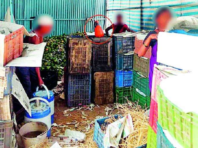 Ethylene spray for cooking mangoes, use of Chinese powder | आंबे पिकविण्यासाठी इथिलिन स्प्रे, चायनिज पावडरचा वापर