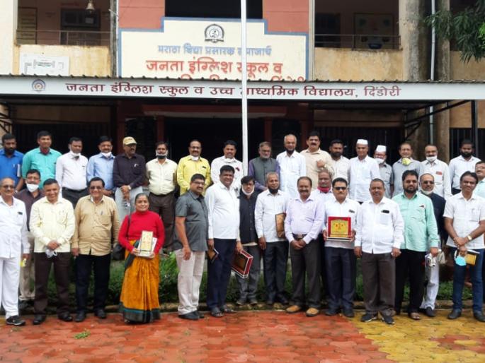 Shewale as President of Dindori Taluka Headmasters Association, Wadje Working President | दिंडोरी तालुका मुख्याध्यापक संघाच्या अध्यक्षपदी शेवाळे, वडजे कार्याध्यक्ष