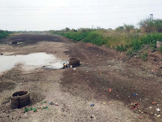 Dryness of water added to the problem of water scarcity | ‘दुधना’च्या कोरड्या पात्राने पाणीटंचाईची चिंता वाढली