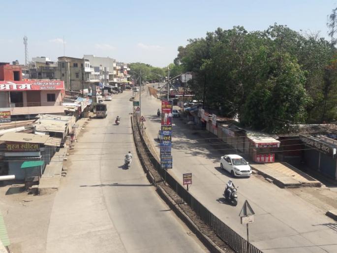 Shukshukat on Lasalgaon road | लासलगावी रस्त्यावर शुकशुकाट