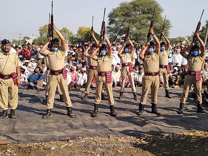 Funeral of Jawan Madhavai in a state funeral | जवान मढवई यांच्यावर शासकीय इतमामात अंत्यसंस्कार