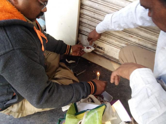 Action taken against encroachment department of Gangapur Road area | गंगापूररोड परिसरात मनपाच्या अतिक्रमण विभागाची कारवाई Action taken against encroachment department of Gangapur Road area | गंगापूररोड परिसरात मनपाच्या अतिक्रमण विभागाची कारवाई